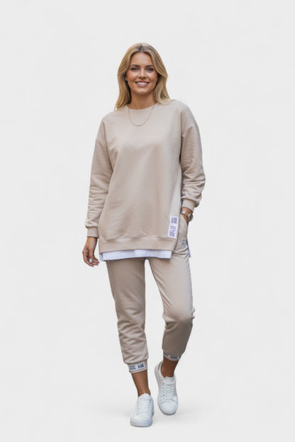 Freda | Lagenlook-Sweatshirt & Jogginghose Set