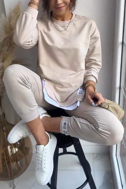 Freda | Lagenlook-Sweatshirt & Jogginghose Set