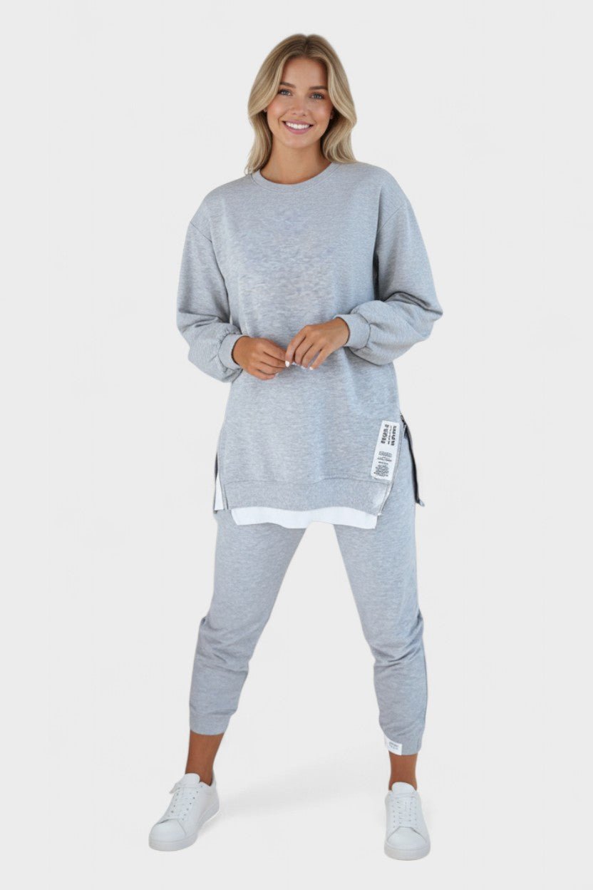 Freda | Lagenlook-Sweatshirt & Jogginghose Set