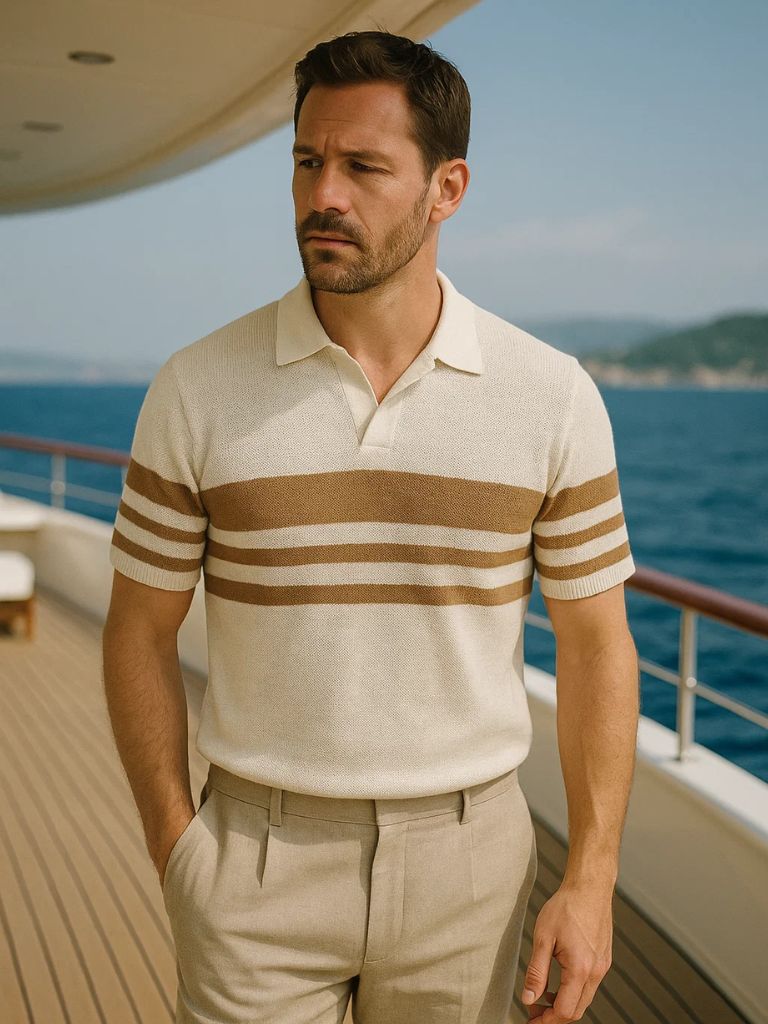 Gerd | Colorblock-Poloshirt