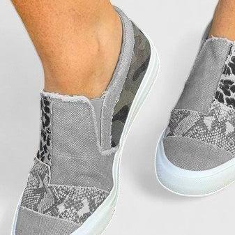 Gisela | Slip-on mit Patchworkmuster