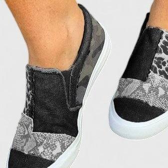 Gisela | Slip-on mit Patchworkmuster