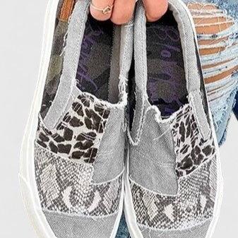 Gisela | Slip-on mit Patchworkmuster
