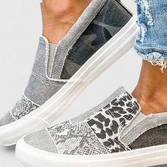 Gisela | Slip-on mit Patchworkmuster