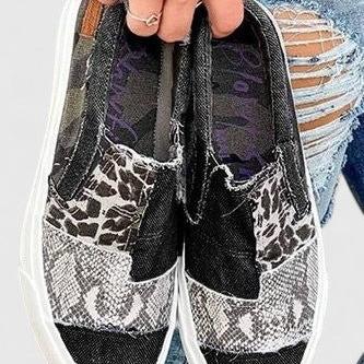 Gisela | Slip-on mit Patchworkmuster