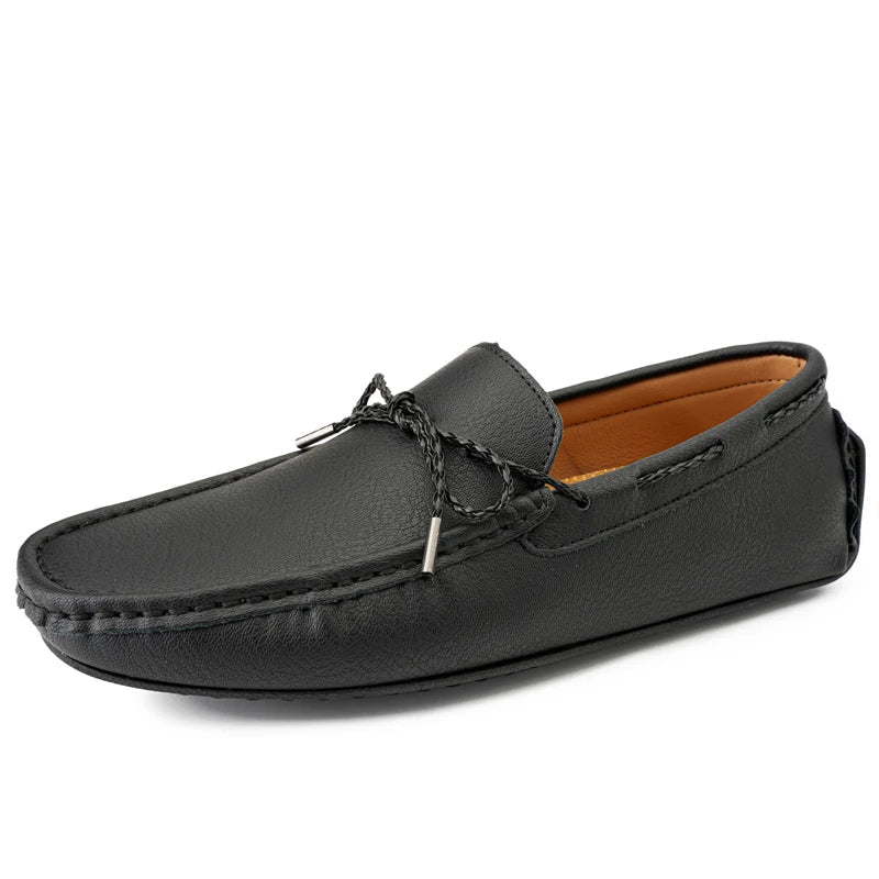 Edgar | Loafer in Veloursoptik mit handgearbeiteter Optik