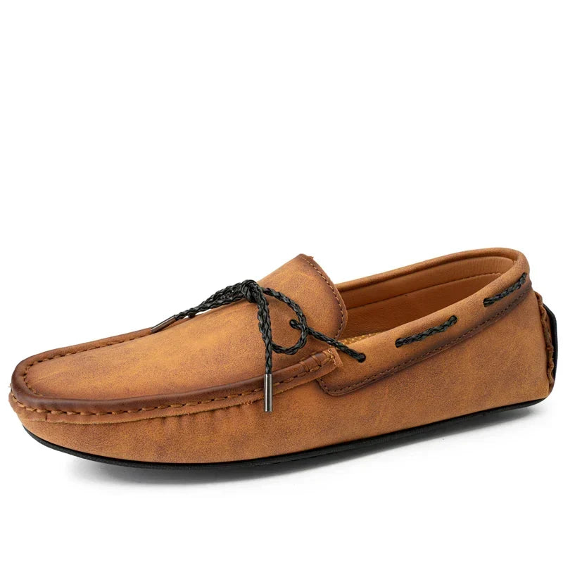 Edgar | Loafer in Veloursoptik mit handgearbeiteter Optik