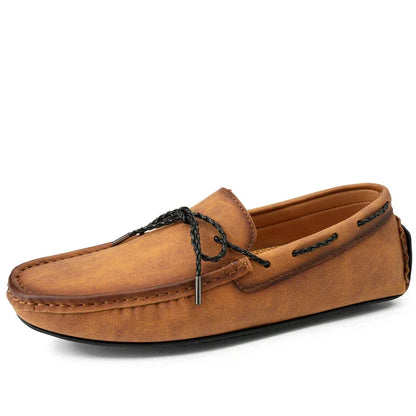 Edgar | Loafer in Veloursoptik mit handgearbeiteter Optik