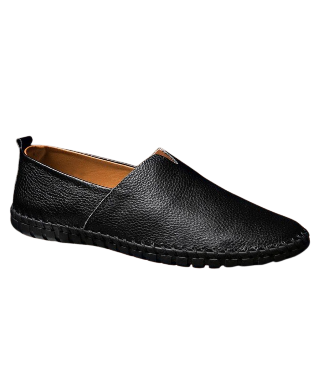 Dieter | Loafer in Lederoptik mit Handnaht-Optik