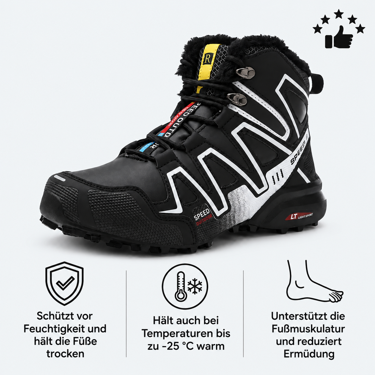 Hartmut | Hohe Outdoor-Schnürschuhe
