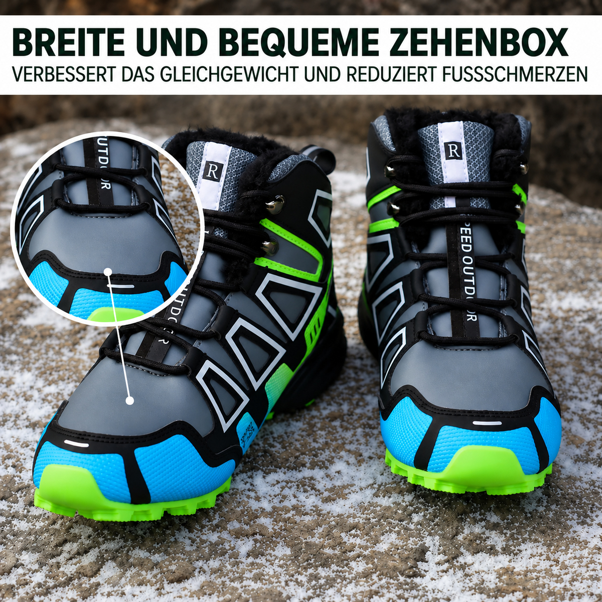 Hartmut | Hohe Outdoor-Schnürschuhe