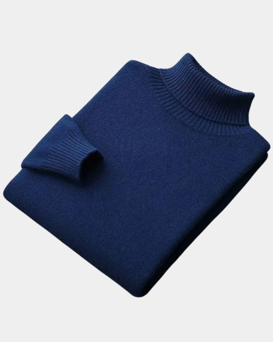 Helmut | Salbeigrüner Rollkragenpullover