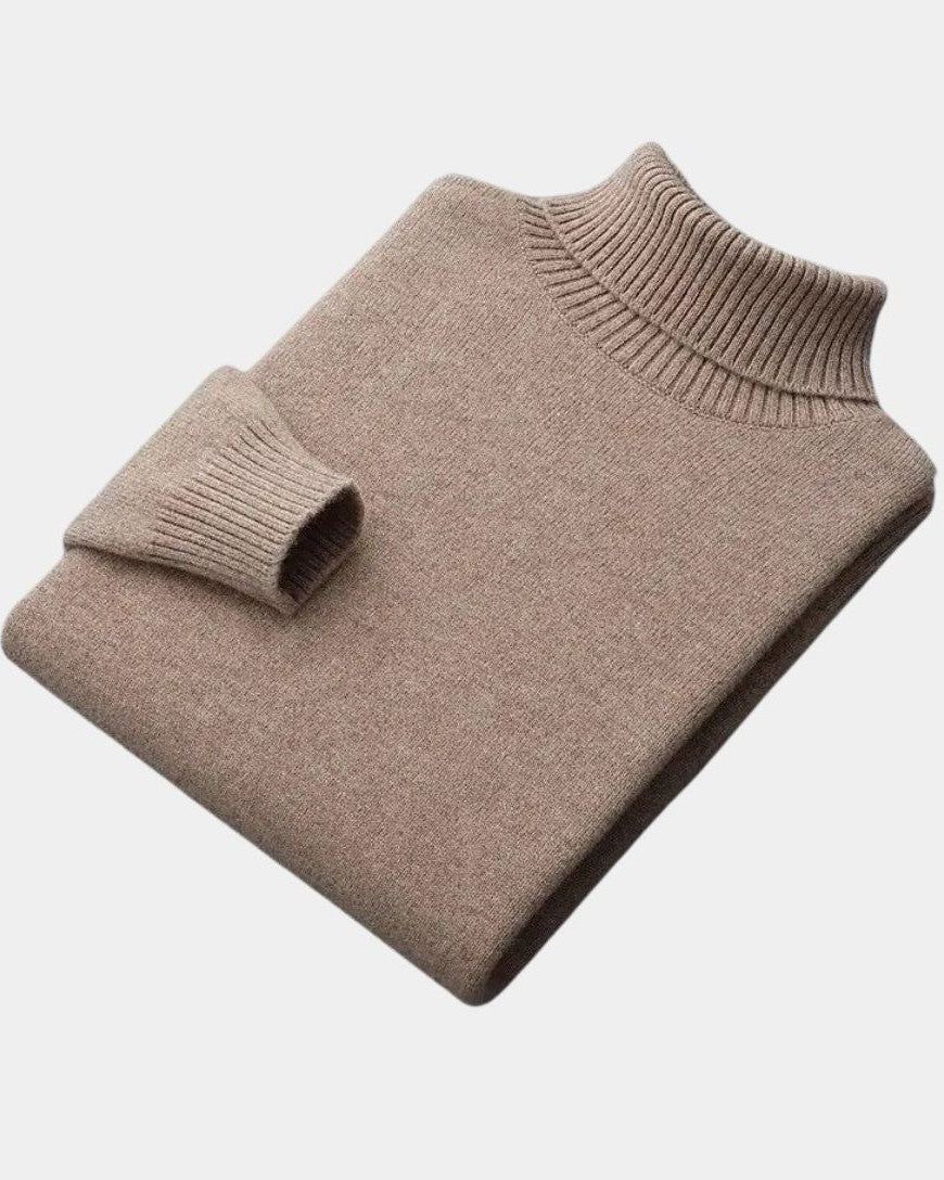 Helmut | Salbeigrüner Rollkragenpullover