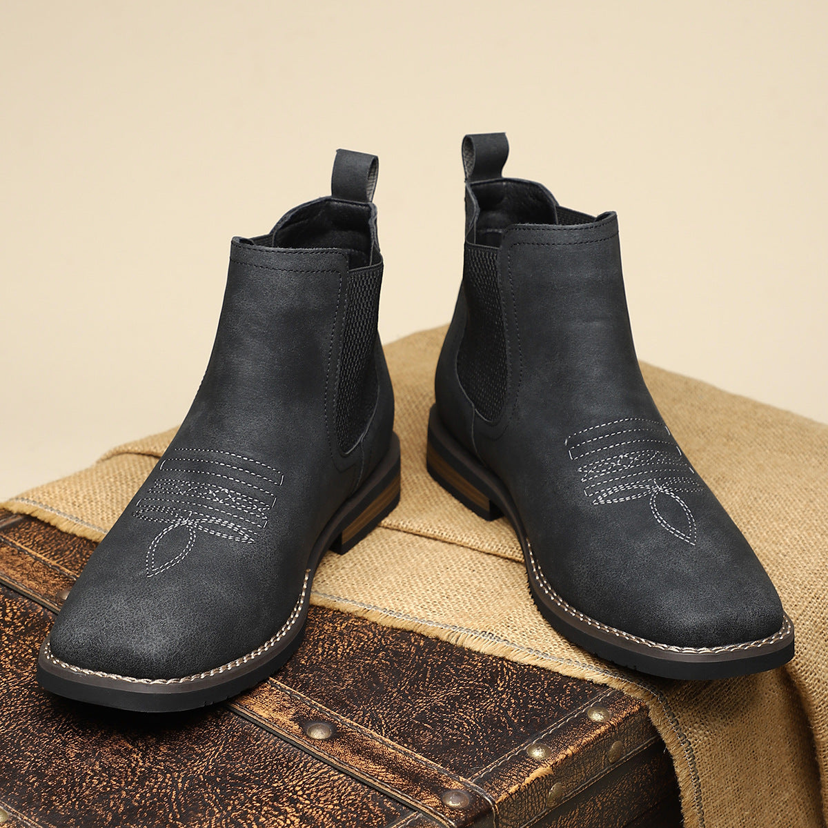 Helmut | Hellbraune Chelsea-Boots