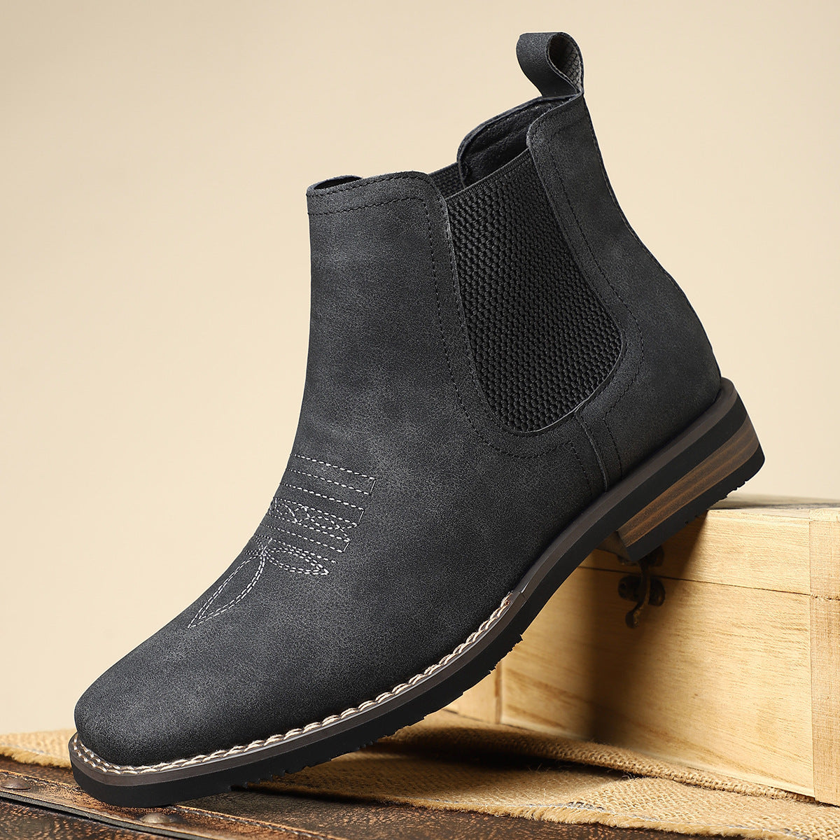 Helmut | Hellbraune Chelsea-Boots