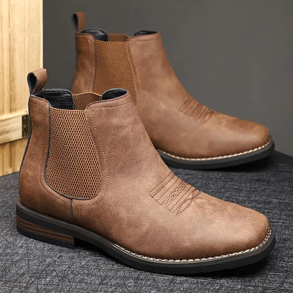 Helmut | Hellbraune Chelsea-Boots