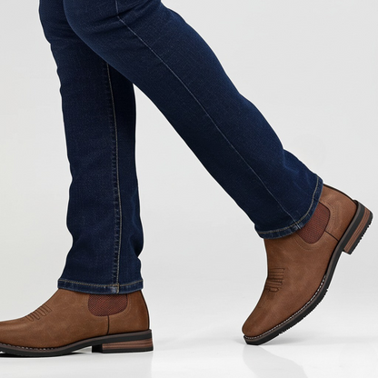 Helmut | Hellbraune Chelsea-Boots