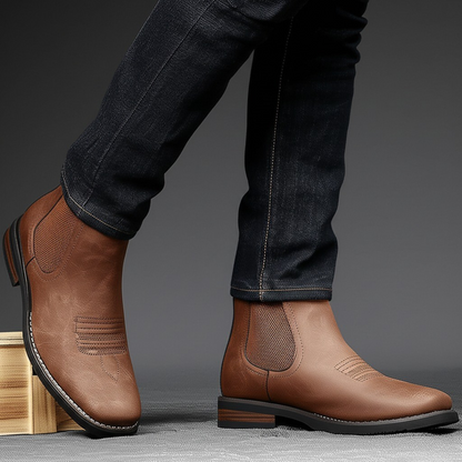 Helmut | Hellbraune Chelsea-Boots