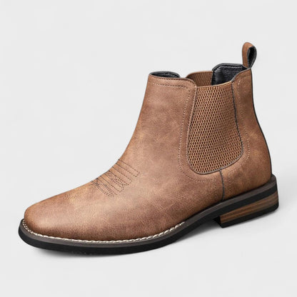 Helmut | Hellbraune Chelsea-Boots