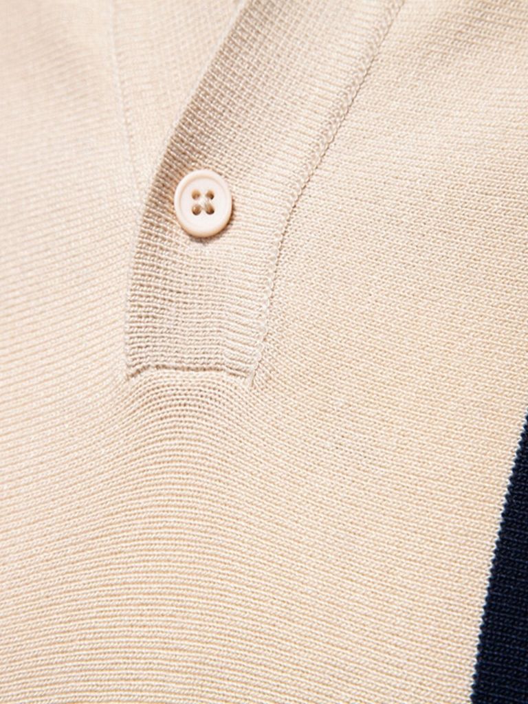 Helmut | Retro-Poloshirt mit Längsstreifen