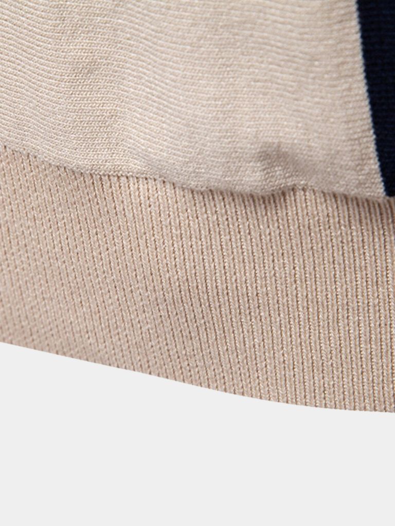 Helmut | Retro-Poloshirt mit Längsstreifen