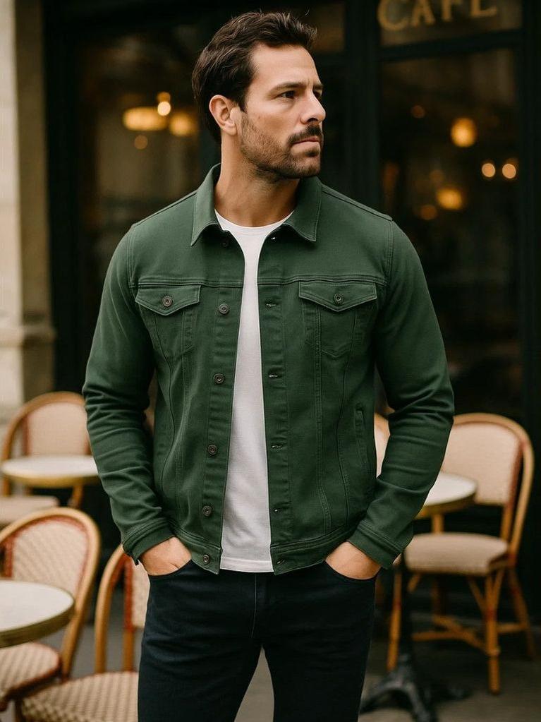 Heinrich | Grüne Freizeitjacke