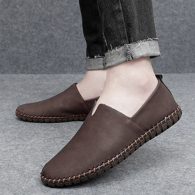 Ernst-August | Ibiza-Slipper in Lederoptik