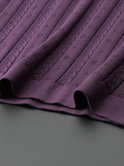 Ingolf | Strick-Poloshirt mit Struktur