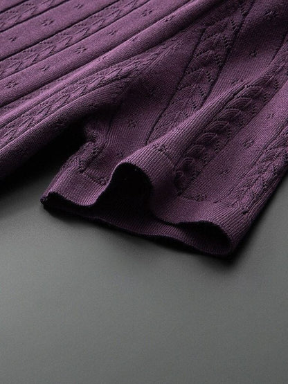 Ingolf | Strick-Poloshirt mit Struktur