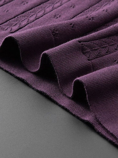 Ingolf | Strick-Poloshirt mit Struktur