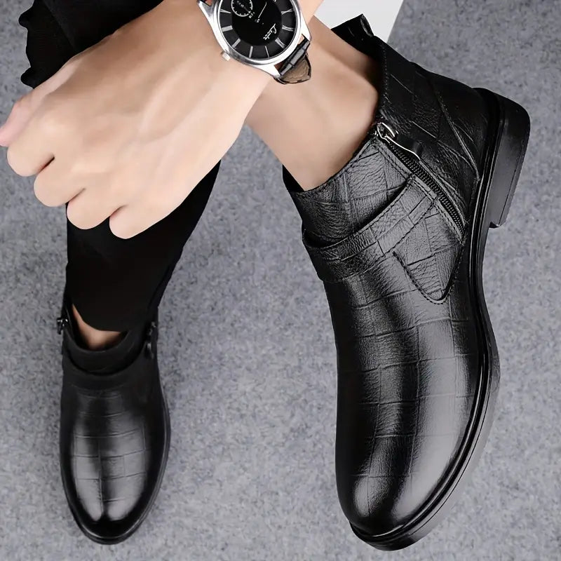 Joachim | Braune Stiefeletten mit Schnalle