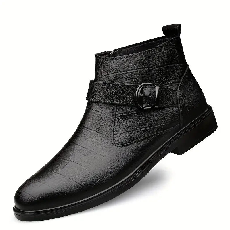 Joachim | Braune Stiefeletten mit Schnalle