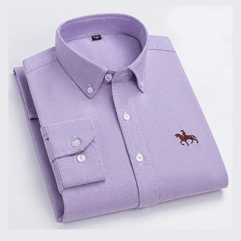 Sebastian | Lavendelfarbenes Button-down-Hemd