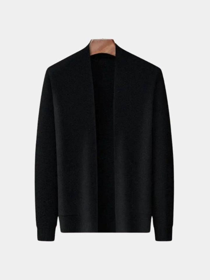 Jakob | Camelfarbene offene Strickjacke