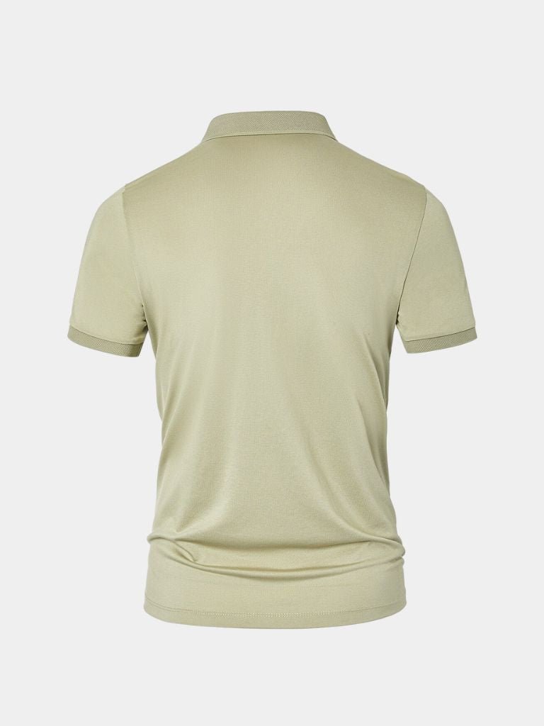 Jan | Klassisches salbeigrünes Poloshirt