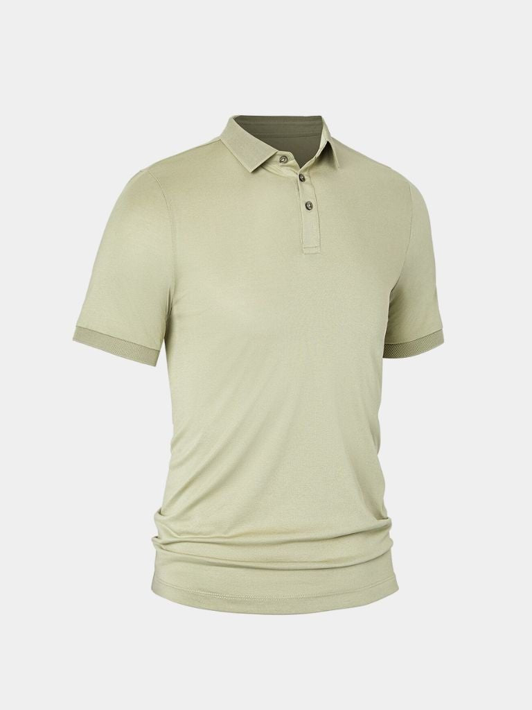 Jan | Klassisches salbeigrünes Poloshirt