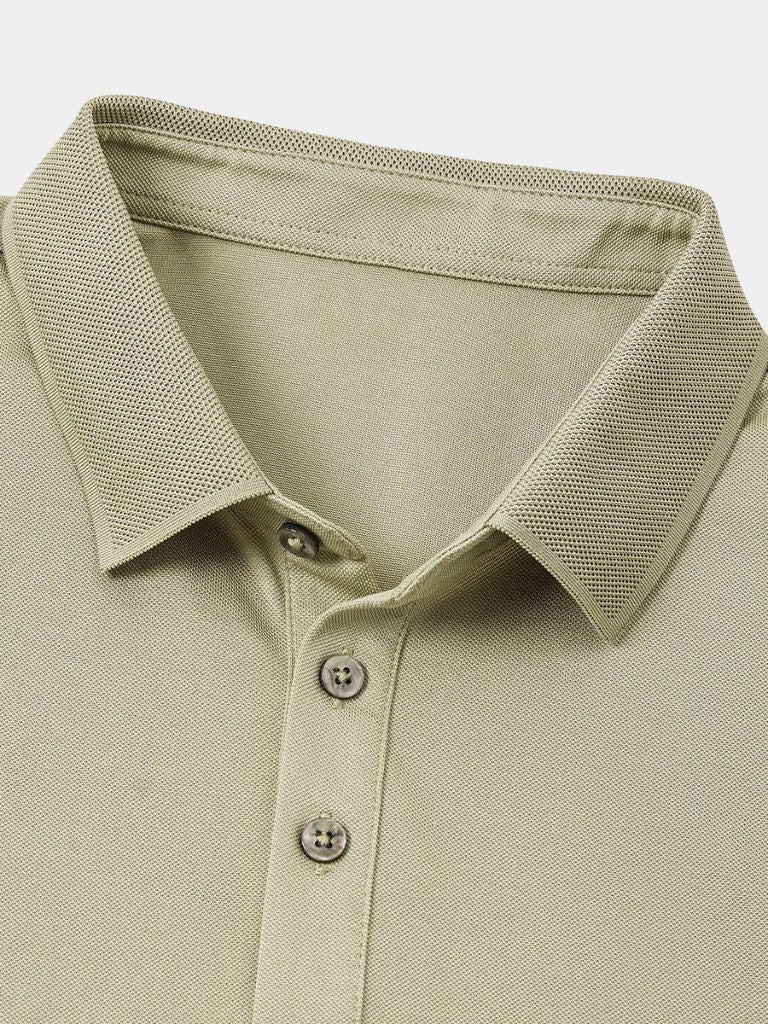 Jan | Klassisches salbeigrünes Poloshirt
