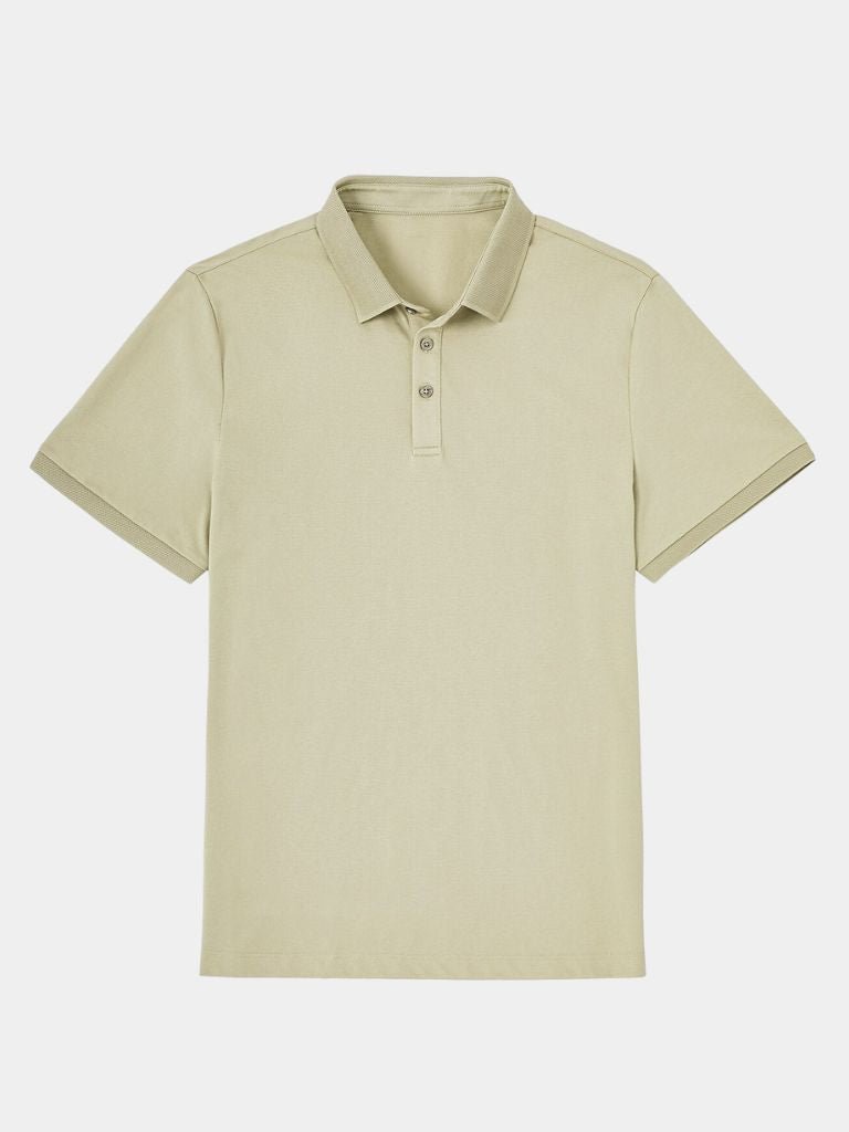 Jan | Klassisches salbeigrünes Poloshirt