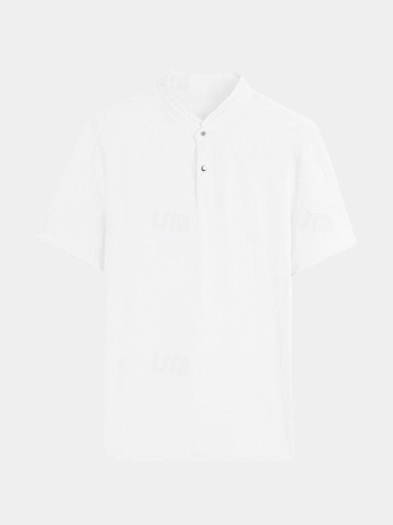 Johann | Poloshirt mit offenem Kragen
