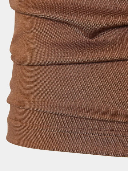 Johann | Poloshirt mit offenem Kragen