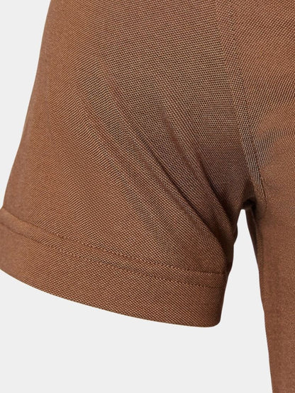 Johann | Poloshirt mit offenem Kragen