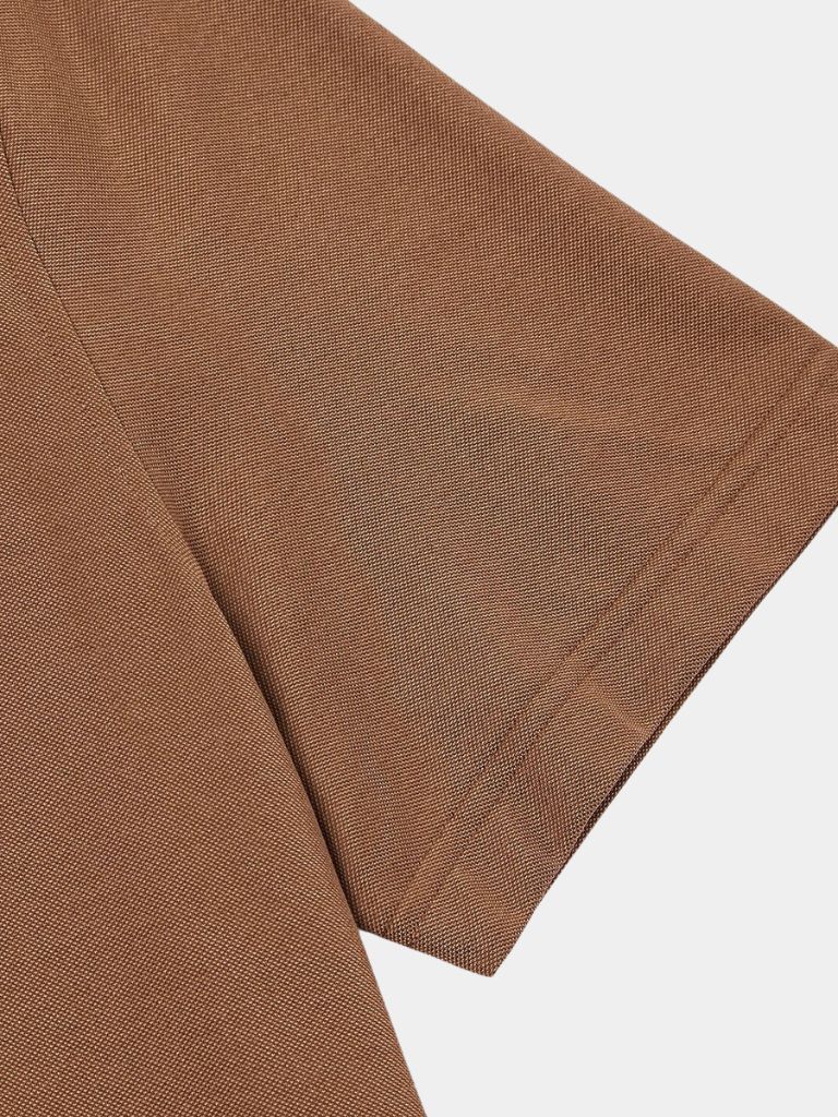 Johann | Poloshirt mit offenem Kragen