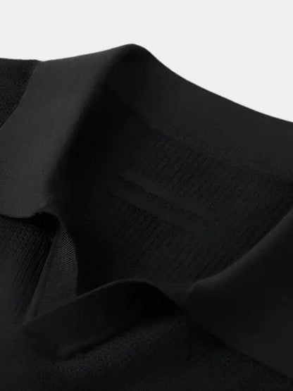 Jörg | Kurzarmshirt mit offenem Kragen