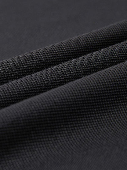 Josef | Schwarzes Poloshirt mit Kontrastdetails