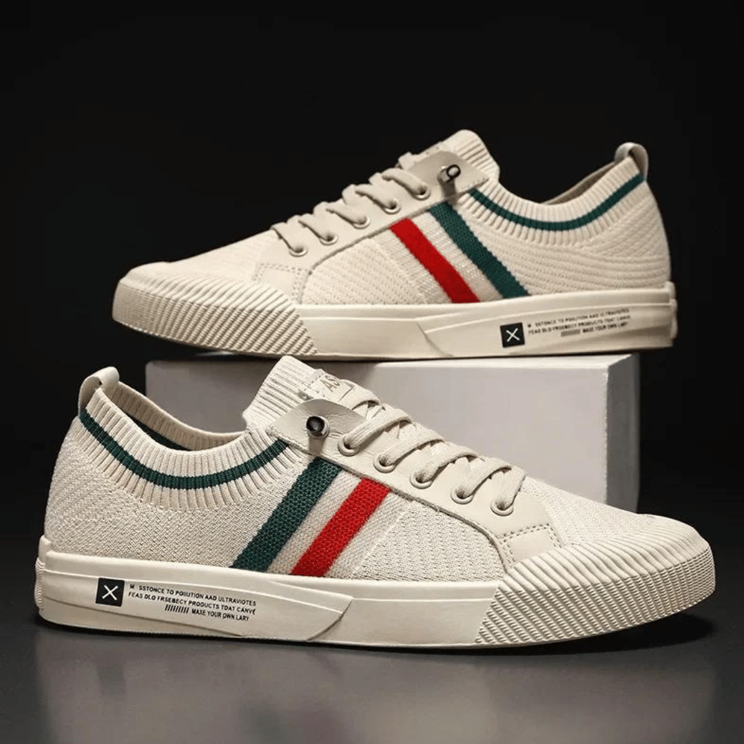 Jost | Gestreifte Strick-Sneaker