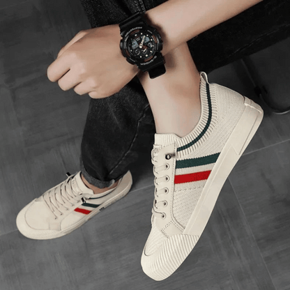 Jost | Gestreifte Strick-Sneaker