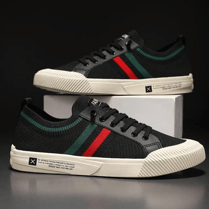 Jost | Gestreifte Strick-Sneaker