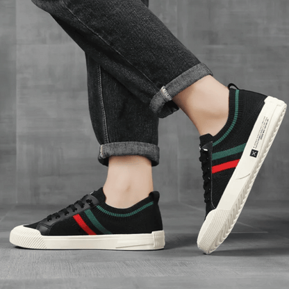 Jost | Gestreifte Strick-Sneaker