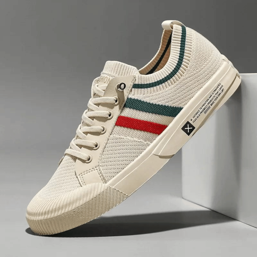 Jost | Gestreifte Strick-Sneaker