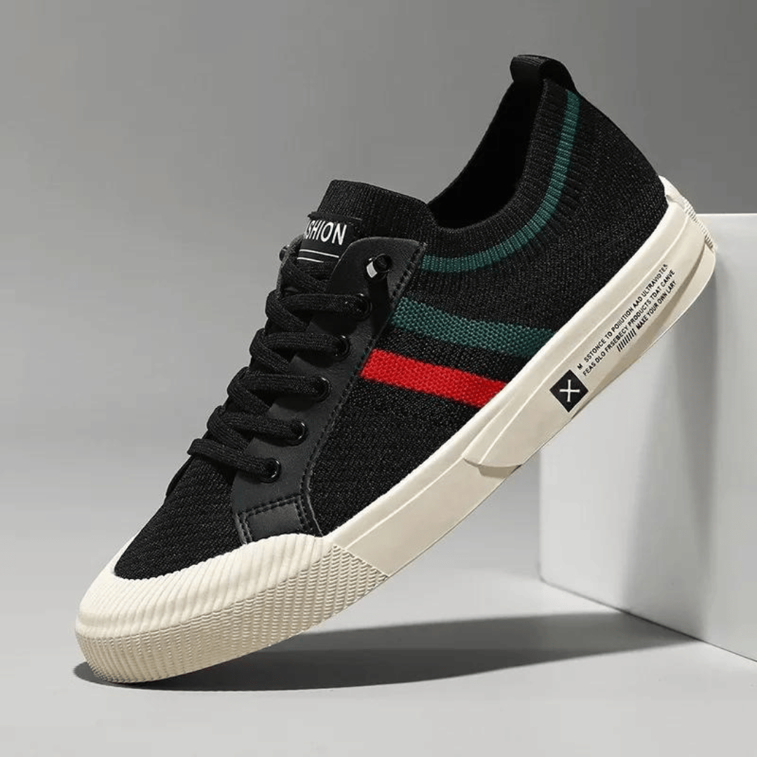 Jost | Gestreifte Strick-Sneaker